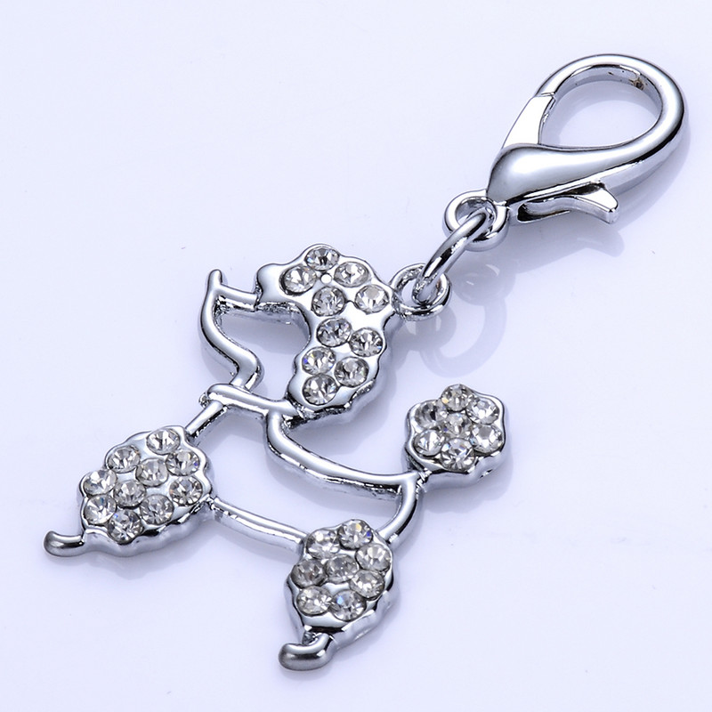 Rhinestones Dog Tag Mājdzīvnieku rotaslietas Kuloni Piekariņi Kaklarota Suņu Aksesuāri Piekariņi Mājdzīvnieku piederumi