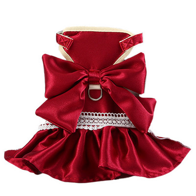 Čipkasti pojas za pse Dot Odjeća za kućne ljubimce Povodac Povodac za mačku Oprsnica za kućne ljubimce Haljina za male pse i mačke Kunići Štene Bowknot Mačja ogrlica