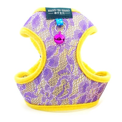 Koerakassi pitsist rakmed Vest lemmikloomatooted, mida saab reguleerida kellukõnniga jalutusrihmaga kutsika polüestervõrgust rakmed väikesele keskmisele koerale