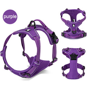 Truelove No Pull Dog rakmed Reguleeritav ohutus nailonist suur lemmikloomakoera vest, polsterdatud helkur välistingimustes koertele Lemmiklooma rihma juhtimine