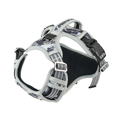 Peegeldav koerarakmete vest tõmbamata jalutusrihmaga lemmiklooma kaelarihmad 1000D Oxfordi riidest lemmikloomade rinnarihmad keskmise suurusega koertele