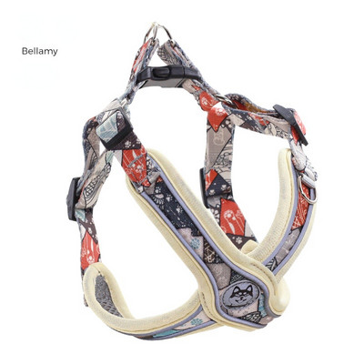 Animale de companie noi Accesorii pentru câini Ham luminos reglabil pentru câini cățeluș vestă guler lesă buldog francez câine mediu mic mare