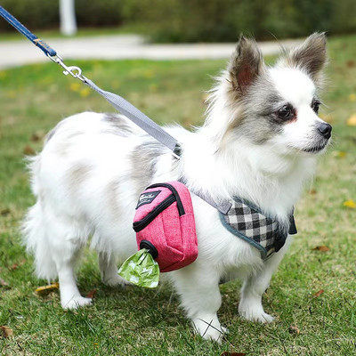 2022 Pet Dog csemege tasak Hordozható többfunkciós kutyakiképző táska kültéri utazó kutyakaki táska adagoló Tartós kisállat kiegészítők