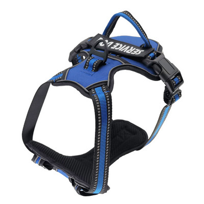 Νάιλον λουρί σκύλου για μεγαλύτερους σκύλους Χωρίς έλξη κολάρα με όνομα κατοικίδιων για περπάτημα εξωτερικού χώρου Ρυθμιζόμενο λουρί στήθους μπουλντόγκ αξεσουάρ σκυλιών για κατοικίδια