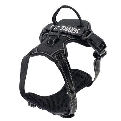 Νάιλον λουρί σκύλου για μεγαλύτερους σκύλους Χωρίς έλξη κολάρα με όνομα κατοικίδιων για περπάτημα εξωτερικού χώρου Ρυθμιζόμενο λουρί στήθους μπουλντόγκ αξεσουάρ σκυλιών για κατοικίδια