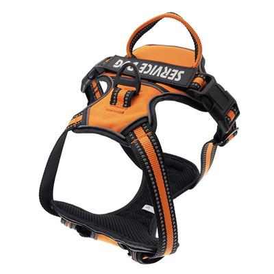 Νάιλον λουρί σκύλου για μεγαλύτερους σκύλους Χωρίς έλξη κολάρα με όνομα κατοικίδιων για περπάτημα εξωτερικού χώρου Ρυθμιζόμενο λουρί στήθους μπουλντόγκ αξεσουάρ σκυλιών για κατοικίδια