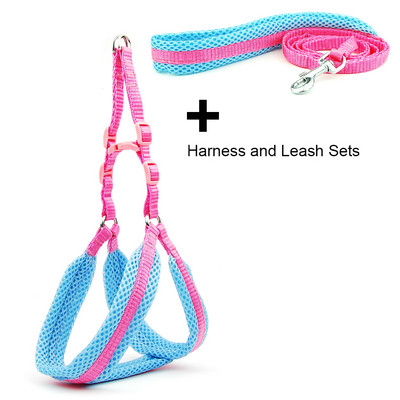 Koera kassi rakmed Vest Tugev hingav võrgust lemmikloomatooted Koerte jalutusrihmad Reguleeritav kaelarihm Kutsikas Väike koer õues jalutamine