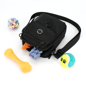 Τσάντα περιπάτου σκύλου για κροκέτες, λιχουδιές, παιχνίδια, θήκη εκπαίδευσης σκύλων Ενσωματωμένη θήκη τσάντας για σκύλους μόδας τσάντα ώμου για σνακ