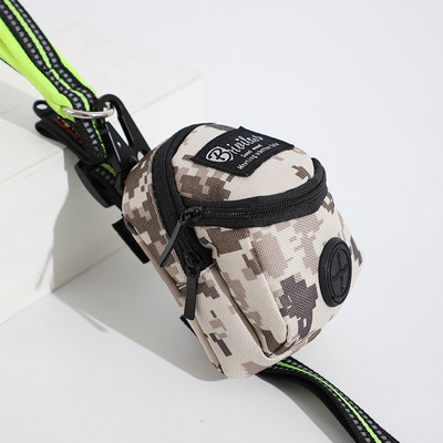 Φορητή τσάντα περιποίησης σκύλου Θήκη εξωτερικής περιποίησης σκύλου για εκπαίδευση Τσάντα σίτισης μεγάλης χωρητικότητας Εκπαιδευτής κατοικίδιων τσάντα μέσης Προμήθειες για σκύλους