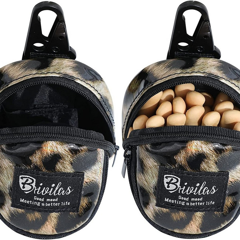 Φορητή τσάντα περιποίησης σκύλου Θήκη εξωτερικής περιποίησης σκύλου για εκπαίδευση Τσάντα σίτισης μεγάλης χωρητικότητας Εκπαιδευτής κατοικίδιων τσάντα μέσης Προμήθειες για σκύλους