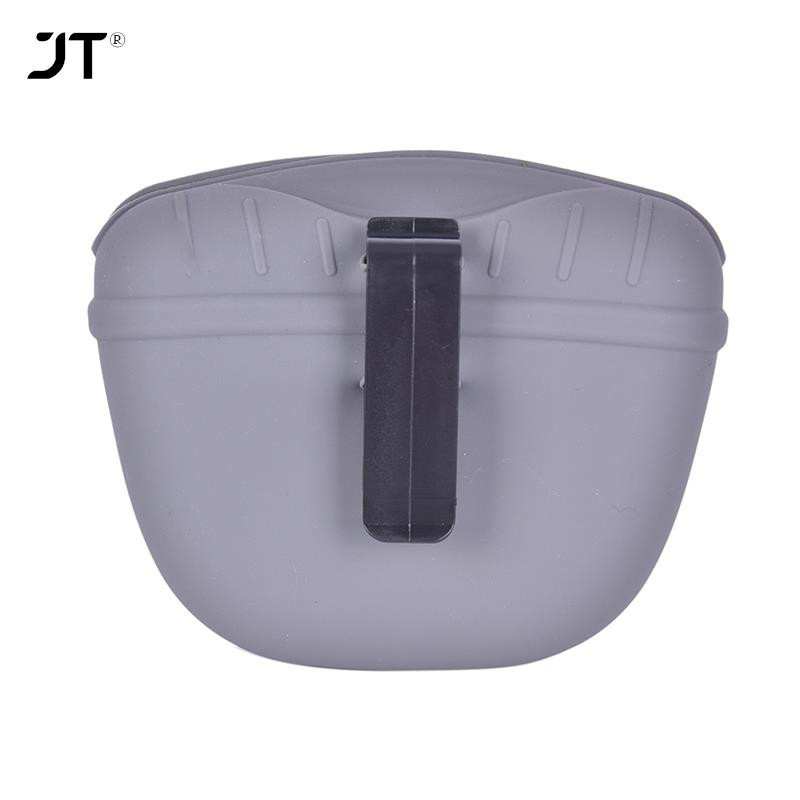 Nešiojamas šunų skanėstų krepšys, silikoninis užkandžių maisto masalas, skirtas pašarams laikyti lauke, juosmens maišelis pavadėliui