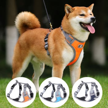 Big Medium Dog Harness Ανώδυνο Antitirones Ρυθμιζόμενο λουρί Διπλό λουρί για σκύλους Labrador Petshop Προϊόντα για σκύλους Δωρεάν αποστολή