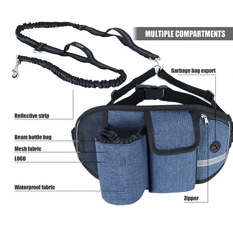 Torba oko struka za dresuru pasa za kućne ljubimce Povodci za slobodne ruke Set torbica za poslastice Bungee povodac za hodanje kućnih ljubimaca Posude za hranjenje pasa Vrećice za čaše za vodu