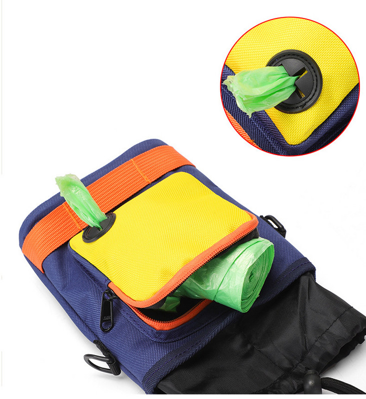 Geantă de dresaj pentru câini Geantă de umăr pentru mâini libere Husă cu bomboane Boluri pentru hrana pentru câini Pungi pentru pahare cu apă Lesă elastică