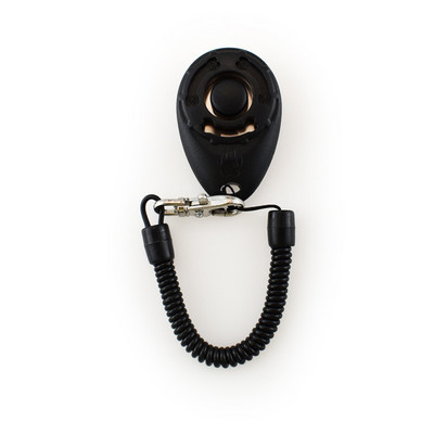 Εκπαίδευση σκύλων κατοικίδιων γατών Clicker Plastic Dogs Click Trainer Aid Too Ρυθμιζόμενο ιμάντα καρπού Ήχος κλειδί αλυσίδας κλειδιού Dog Whistle Dog Trainer