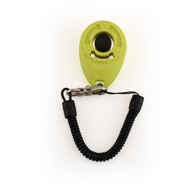 Εκπαίδευση σκύλων κατοικίδιων γατών Clicker Plastic Dogs Click Trainer Aid Too Ρυθμιζόμενο ιμάντα καρπού Ήχος κλειδί αλυσίδας κλειδιού Dog Whistle Dog Trainer
