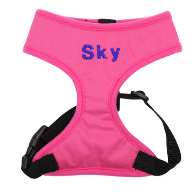 Ham personalizat din nailon pentru câini, pisici, ajustabil, vestă din plasă pentru animale de companie, harnașuri moale pentru cățeluș și pisoi pentru câini mici, mijlocii mari, chihuahua