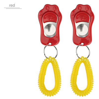 2 buc. Antrenor pentru animale de companie, în formă de labe, jucării cu clicuri pentru câini, accesorii pentru antrenament pentru animale de companie.