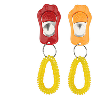 2 buc. Antrenor pentru animale de companie, în formă de labe, jucării cu clicuri pentru câini, accesorii pentru antrenament pentru animale de companie.