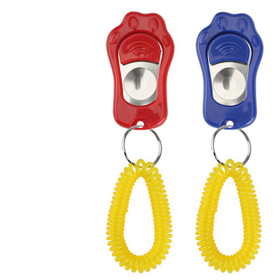 2 buc. Antrenor pentru animale de companie, în formă de labe, jucării cu clicuri pentru câini, accesorii pentru antrenament pentru animale de companie.