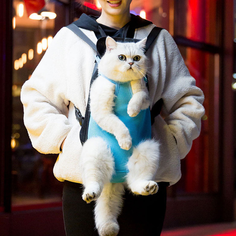 Rucsac portabil de călătorie pentru câini, cu plasă respirabilă, geantă pentru animale de companie, pliabilă, de capacitate mare, în aer liber, pentru câini, pisici, accesorii pentru animale de companie