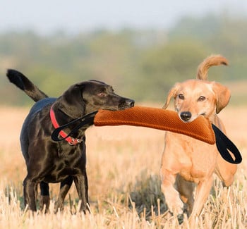 Dog Biting Stick Устойчива на разкъсване плат Bite Stick Target Bite for Tug of Chewing Puppy Training Интерактивна игра Интерактивни играчки