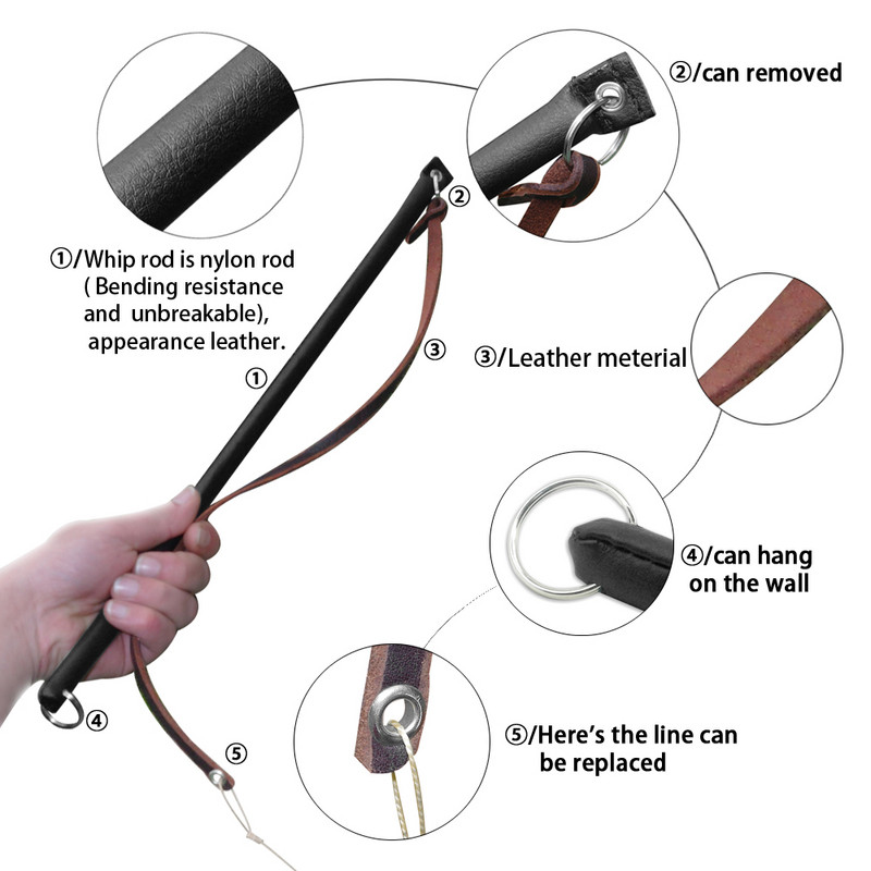 Čvrsti kožni povodac za dresuru pasa, izdržljivi povodci za dresuru kućnih ljubimaca za srednje velike pse, njemački ovčar Schutzhund