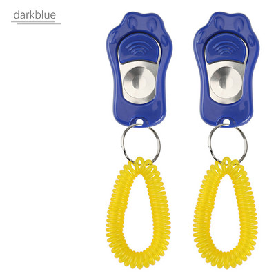 2tk Lemmikloomakoera klõpsutaja mänguasjad treener Käpa kuju Lemmikloomade treenimine klõpsajad kuulekus koera lemmikloomad koolitustreener kliki auhinnatarvikud