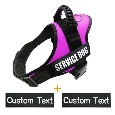 Oznaka za identifikaciju psa Oprtač za pse K9 Prsluk s imenom psa Prilagodljiv s prilagođenim naljepnicama Reflektirajuće naljepnice Psi Personalizirane potrepštine za kućne ljubimce