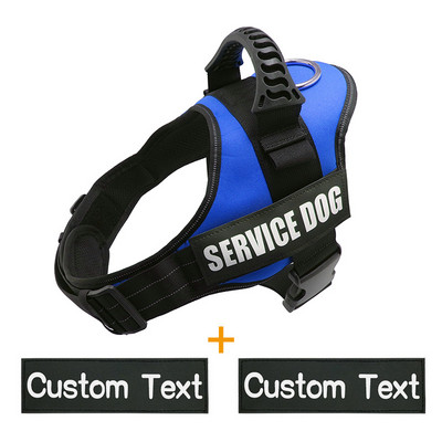 Oznaka za identifikaciju psa Oprtač za pse K9 Prsluk s imenom psa Prilagodljiv s prilagođenim naljepnicama Reflektirajuće naljepnice Psi Personalizirane potrepštine za kućne ljubimce