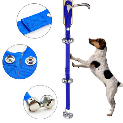 Kvaliteetne koerte kodutreeningu uksekella köis alarmi uksekella rihm koertele kassidele 85 cm pikkuse reguleeritava kutsikatreeneri tööriistad