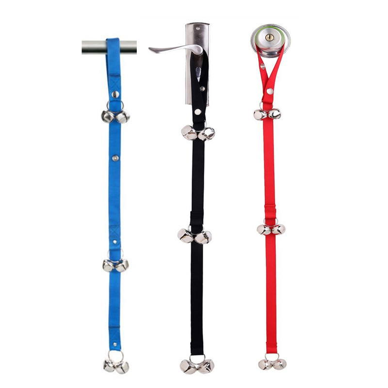 Висококачествено обучаване на кучета Doorbell Rope Alarm Door Bell Leash For Dogs Cats 85cm Lengful Puppy Puppy Train Tools