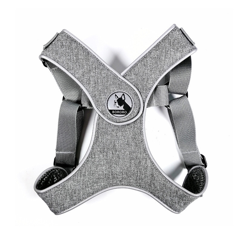 No Pull Sport X5 Ham pentru câini Ham reflectorizant pentru câini de talie mică, mijlocie, respirabil, de protecție pentru câini, vestă, control ușor