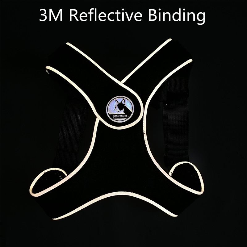 No Pull Sport X5 Ham pentru câini Ham reflectorizant pentru câini de talie mică, mijlocie, respirabil, de protecție pentru câini, vestă, control ușor