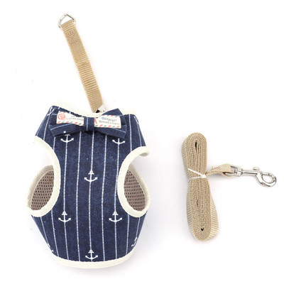 Set de ham și lesă pentru câini de talie mică Ham cu vestă pentru pisici pentru animale de companie, cu plasă cu bowknot, căptușeală, pentru caini mici, chihuahua Yorkie