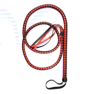 1,9 M Shepherd PU ādas pātaga, melna zirga pātaga Cos Knight aprīkojums Foto rekvizīti Mājdzīvnieku rančo apmācības piederumi Lielo suņu piederumi