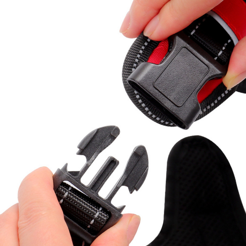 KOMMILIFE ham reglabil pentru câini vestă ham reflectorizant pentru câini, fără tragere, respirabil, mic, mediu, mare