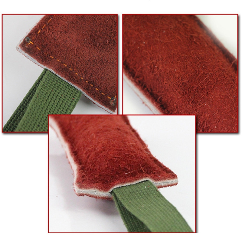 Igračka za kućne ljubimce Kožna igračka za pseće ujede za agresivne žvakače Igračka za pseće ugrize s ručkom