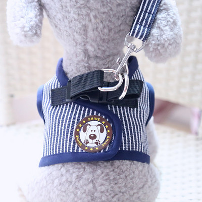 Set de ham și lesă pentru câini cu aripi de înger pentru buldog francez, haine respirabile pentru câini mici, accesorii pentru cățeluș Pug Chihuahua