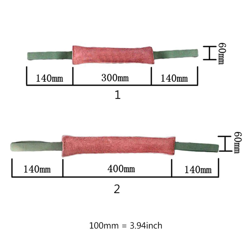 20 30 40 cm jucărie pentru mușcături de câine pentru mestecatori agresivi din piele tijă de dresaj pentru animale de companie, pernă pentru mușcături, jucării pentru lacrimi de câine cu mâner, molari de mestecat pentru câini