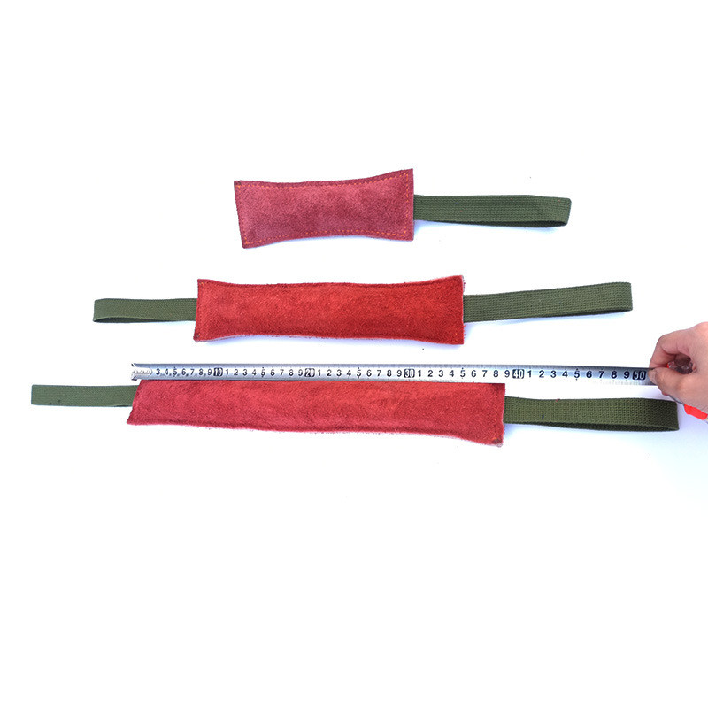 20 30 40 cm jucărie pentru mușcături de câine pentru mestecatori agresivi din piele tijă de dresaj pentru animale de companie, pernă pentru mușcături, jucării pentru lacrimi de câine cu mâner, molari de mestecat pentru câini