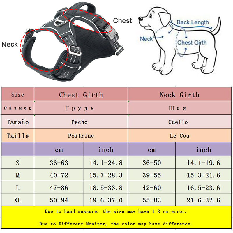 Ham reflectorizant pentru câini, reglabil de siguranță, curele de plumb pentru vehicule, hamuri pentru câini respirabile, dresaj de mers, accesorii perros
