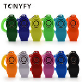 Animal de companie de dresaj pentru câini Clicker pentru câini Click Trainer Multi-Function Command Sound Breloc Fluier pentru câini Click Trainer Supplies