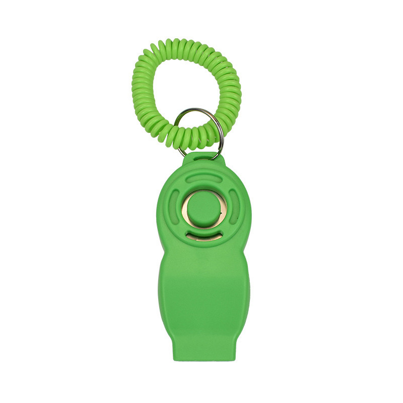 Animal de companie de dresaj pentru câini Clicker pentru câini Click Trainer Multi-Function Command Sound Breloc Fluier pentru câini Click Trainer Supplies