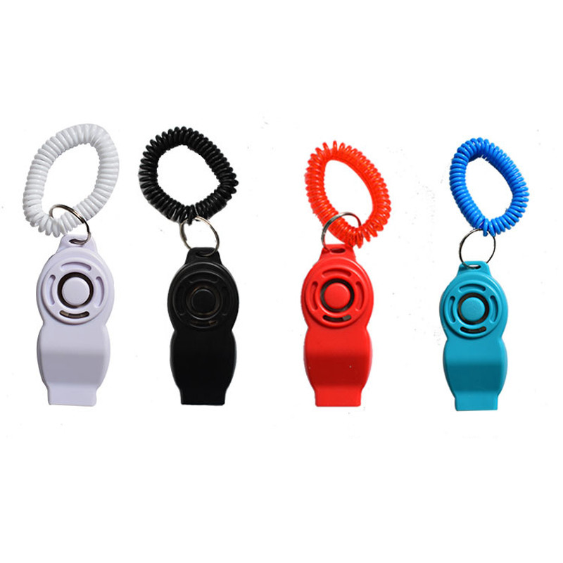 Animal de companie de dresaj pentru câini Clicker pentru câini Click Trainer Multi-Function Command Sound Breloc Fluier pentru câini Click Trainer Supplies