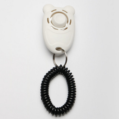 Lemmikloomakoerte koolitus Clicker Sissetõmmatava randmepaela heliga võtmehoidja Huvitavad koostoimega lemmikloomatööriistad koera halva harjumuse parandamiseks