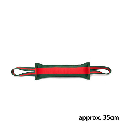 Jastuk za pseći ugriz od jute s 3 ručke, lanena igračka za tegljač, agresivna podloga za grickanje, interaktivna vrećica za žvakanje za srednje velike ljubimce