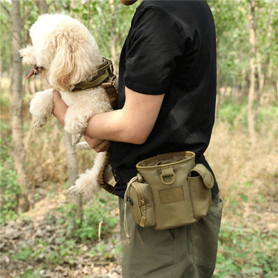Molle Taktička torbica oko struka Fanny Pack Vojna lovačka torba Dog Puppy Training Snack Bait džepna torbica za hranu za kućne ljubimce
