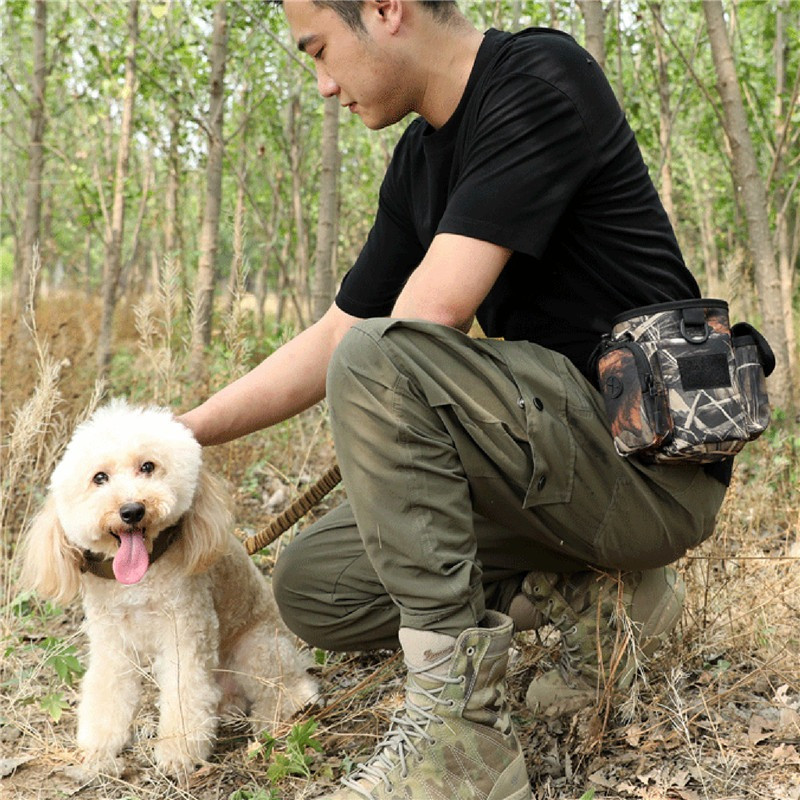 Molle Taktička torbica oko struka Fanny Pack Vojna lovačka torba Dog Puppy Training Snack Bait džepna torbica za hranu za kućne ljubimce