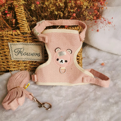 Väikesed koerarakmed, hingavad võrgust rinnarihm Kassi juhtmed Prindi lemmiklooma jalutusrihm kutsikatele ja kassidele Küüliku rakmed Ruuduline vibukassi kaelarihmad